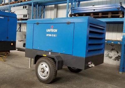 Компрессор дизельный Liutech LUY100-12 на шасси