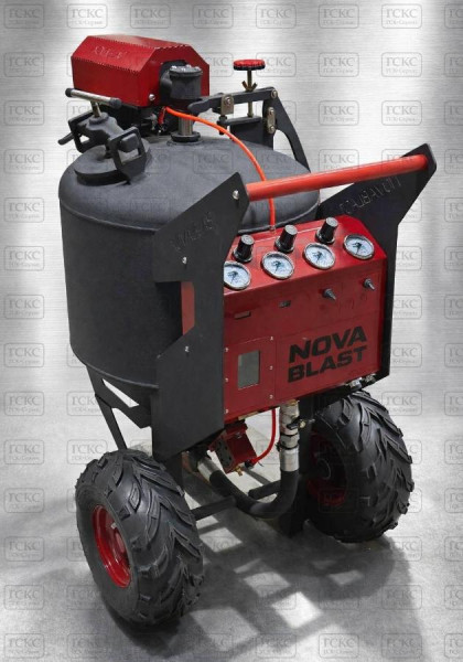 Аппарат гидропескоструйный + бластинг NOVA BLAST 150 фото