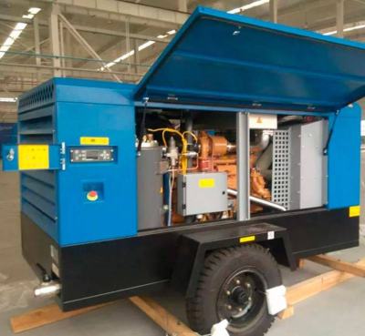 Компрессор дизельный Liutech LUY220-10 на шасси фото