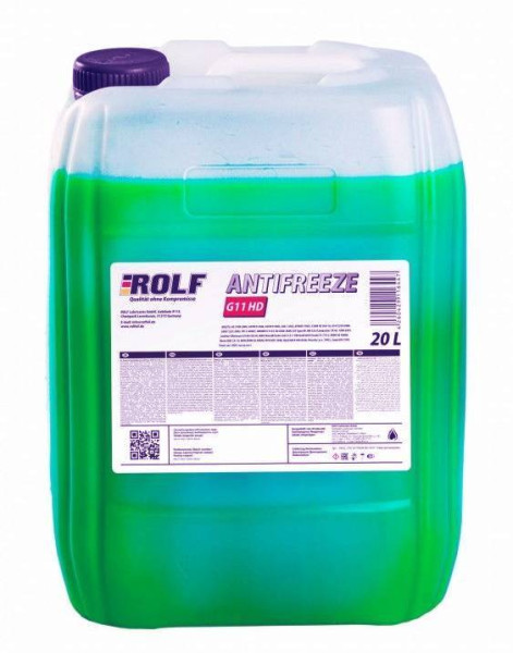 Антифриз для компрессора ROLF G11 HD - 20 л фото