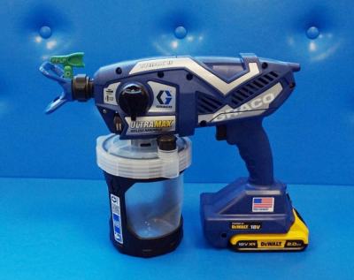 Graco UltraMax Triax II - аккумуляторный краскопульт, ЛКМ на воде и растворителе фото