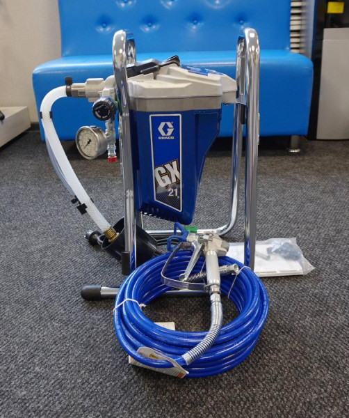 Graco GX 21 безвоздушный окрасочный аппарат для жидких красок фото