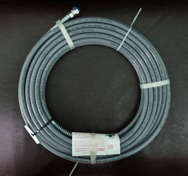 Рукав окрасочный серый PremJet 3/16″ 15 м, 300 бар, резьба NPSM 1/4″ фото