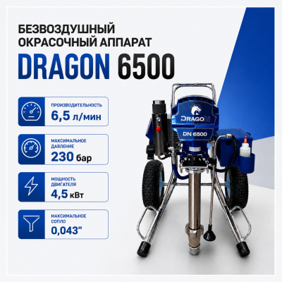 Аппарат окрасочно-шпатлёвочный DragoN DN6500 фото